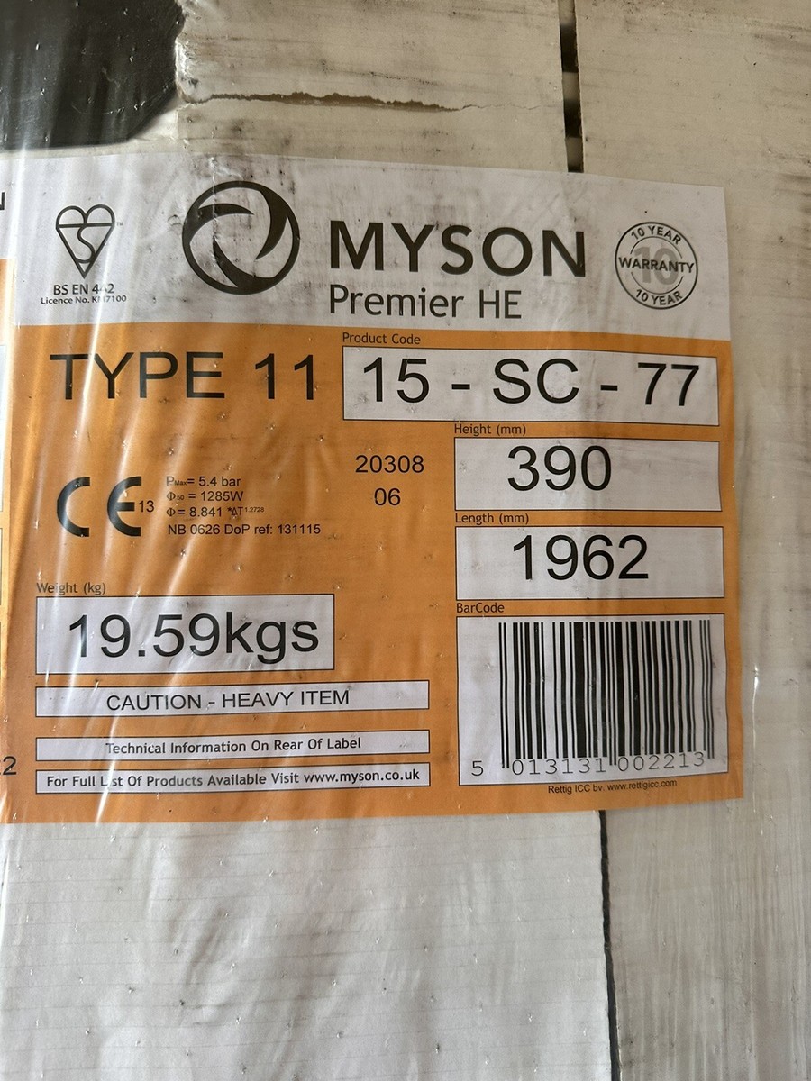 Myson Premier Imperial Radiatore Convettore Doppio Pannello 530mm X Myson Premier Imperial Radiatore Convettore Doppio Pannello 530mm X
