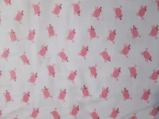 PIGS PIGLETS PIG MINI PINK WHITE DEAR STELLA MASKS COTTON FABRIC BTHY 