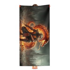 Mortal Kombat Beach Towel 30"x60" Quick Drying Microfiber Birthday Gift
