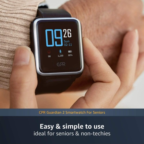 CPR Guardian II Senioren Notruf Uhr - Notfall Armband mit Telefon, GPS Ortung - Bild 6 von 19