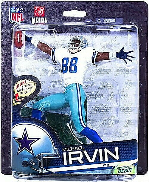 McFARLANE NFL Series 33_MICHAEL IRVIN 6 inch Debut figure_Dallas