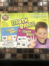 NEW Math Bingo Game Sealed Home School Complete Game Math Enrichment Ages 6-up