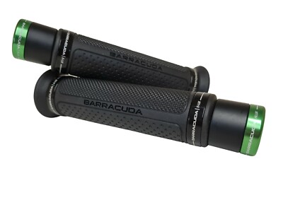 Suzuki GSX-S750 Barracuda Griffe Ring schwarz + grün B-Lux Bar Ends
