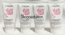 Lot of 4 Lancome Creme Mousse Confort Creamy Cleanser 50ml Each Total 200ml