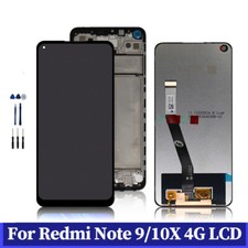 For Redmi Note 9/10X 4G LCD Display Touch Screen Digitizer w/Frame Repair Tools