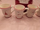 Williams-Sonoma Hot Chocolate Pot, 4 Snowman Chef Mugs & 4 Snowman Chef Spoons — photo 5