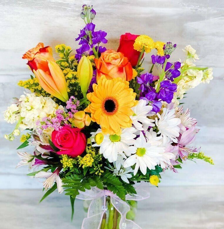 Special Mix summer flowers BLUE, RED, YELLOW, WHITE, GREEN, ORANGE
