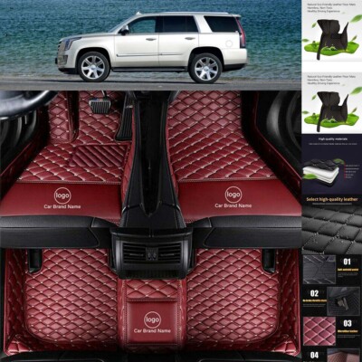 For Cadillac Escalade Car Floor Mats Luxury Custom Cargo Liners Mats Waterproof