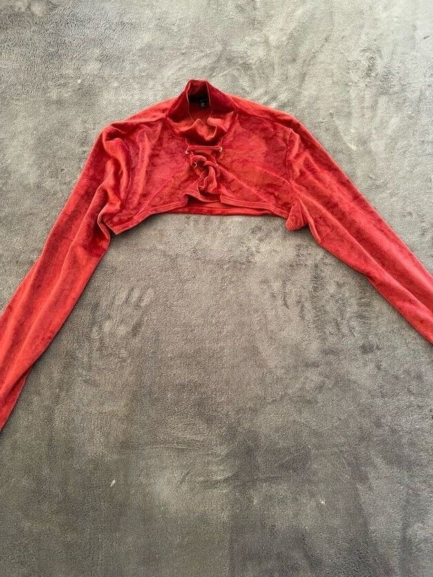Derek Heart Red Polyester Crop Top And Dress image 2