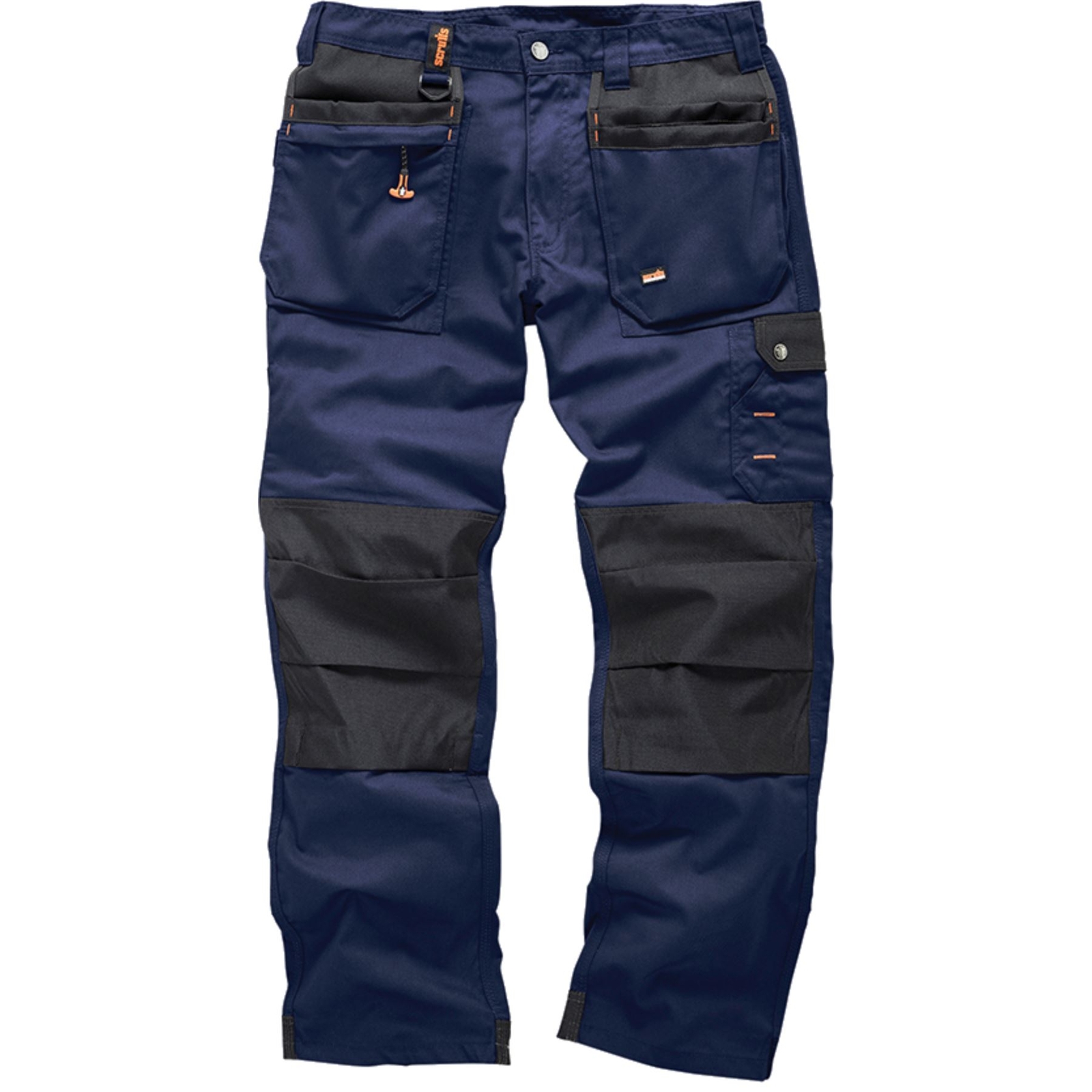Scruffs Worker Plus Work Trousers Black Navy Cargo Combat Hard Wearing