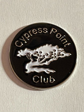 Rare Cypress Point Club 1" Coin Golf Style Marker -Pebble Beach, CA - A Beauty 