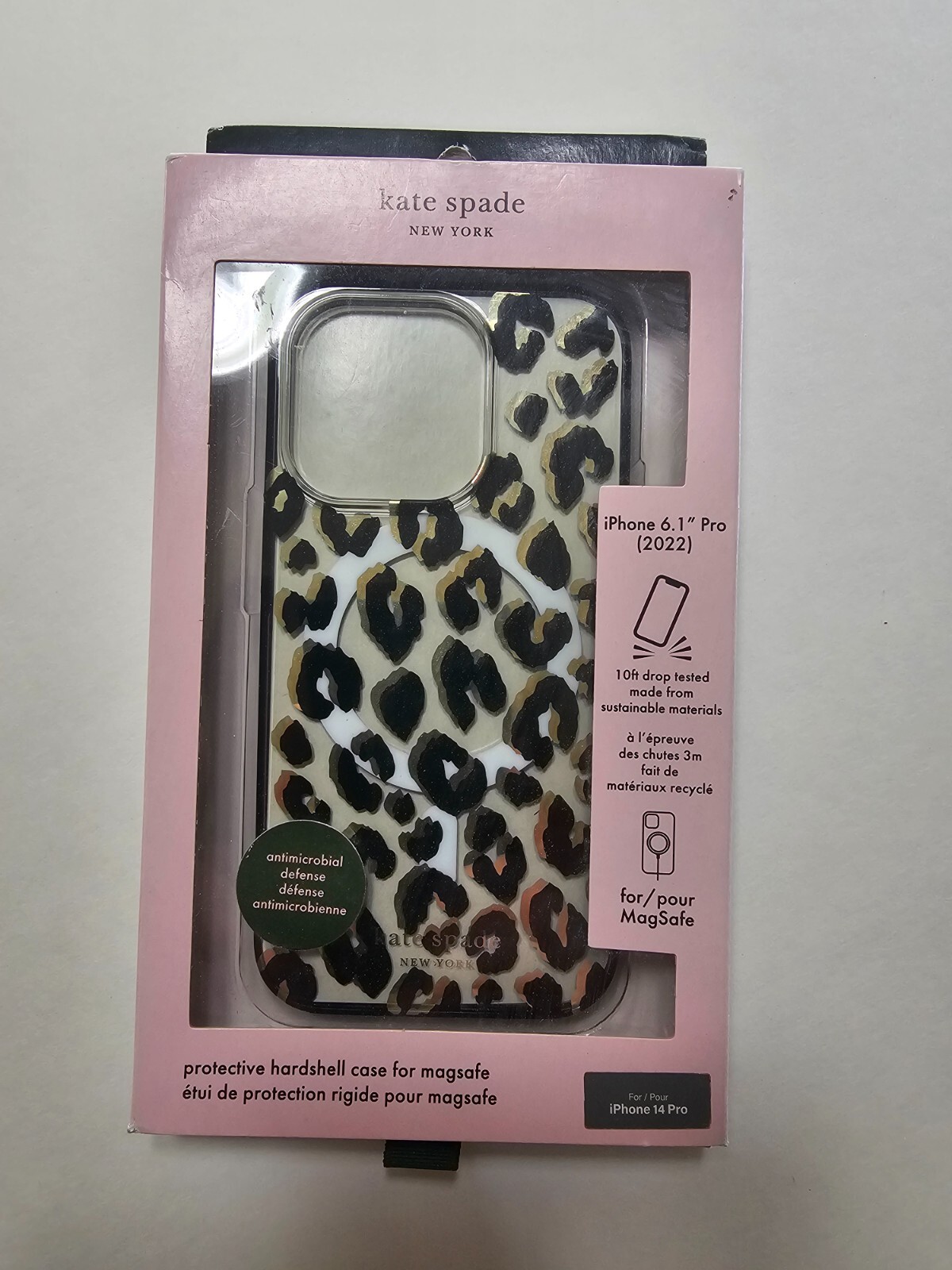 Kate Spade New York City Leopard MagSafe - iPhone 14 Pro