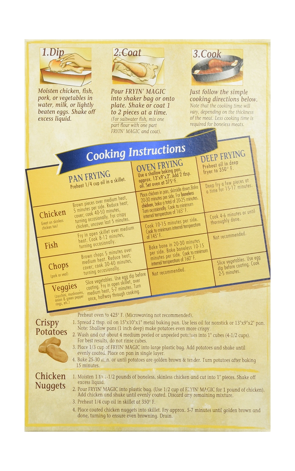 Little Crow Foods Frying Magic, 16Ounce (Pack of 6) 1 Pound (Pack of 6