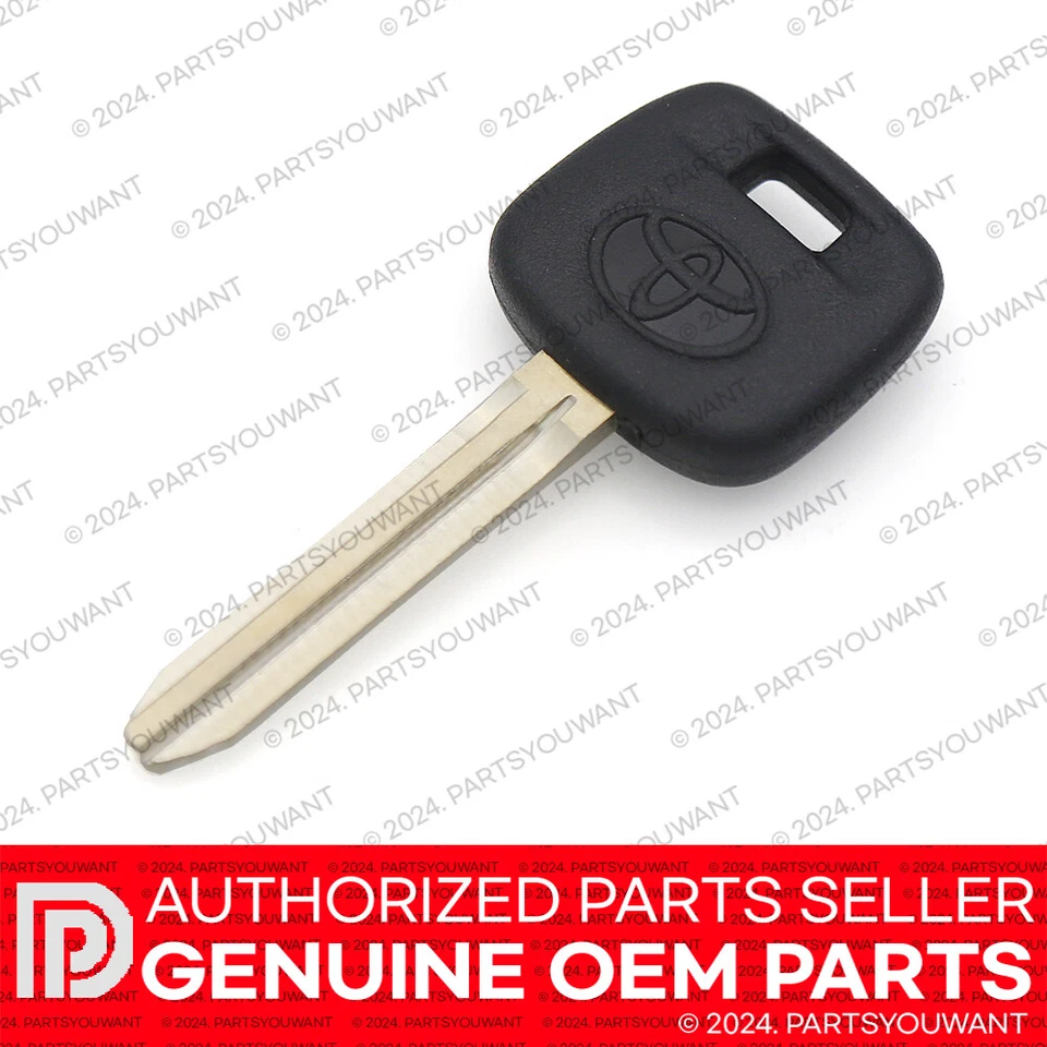 Llave en blanco genuina Toyota Tacoma Sienna Tundra OEM sin astilla sin cortar 90999-00199 Foto 3 de 4