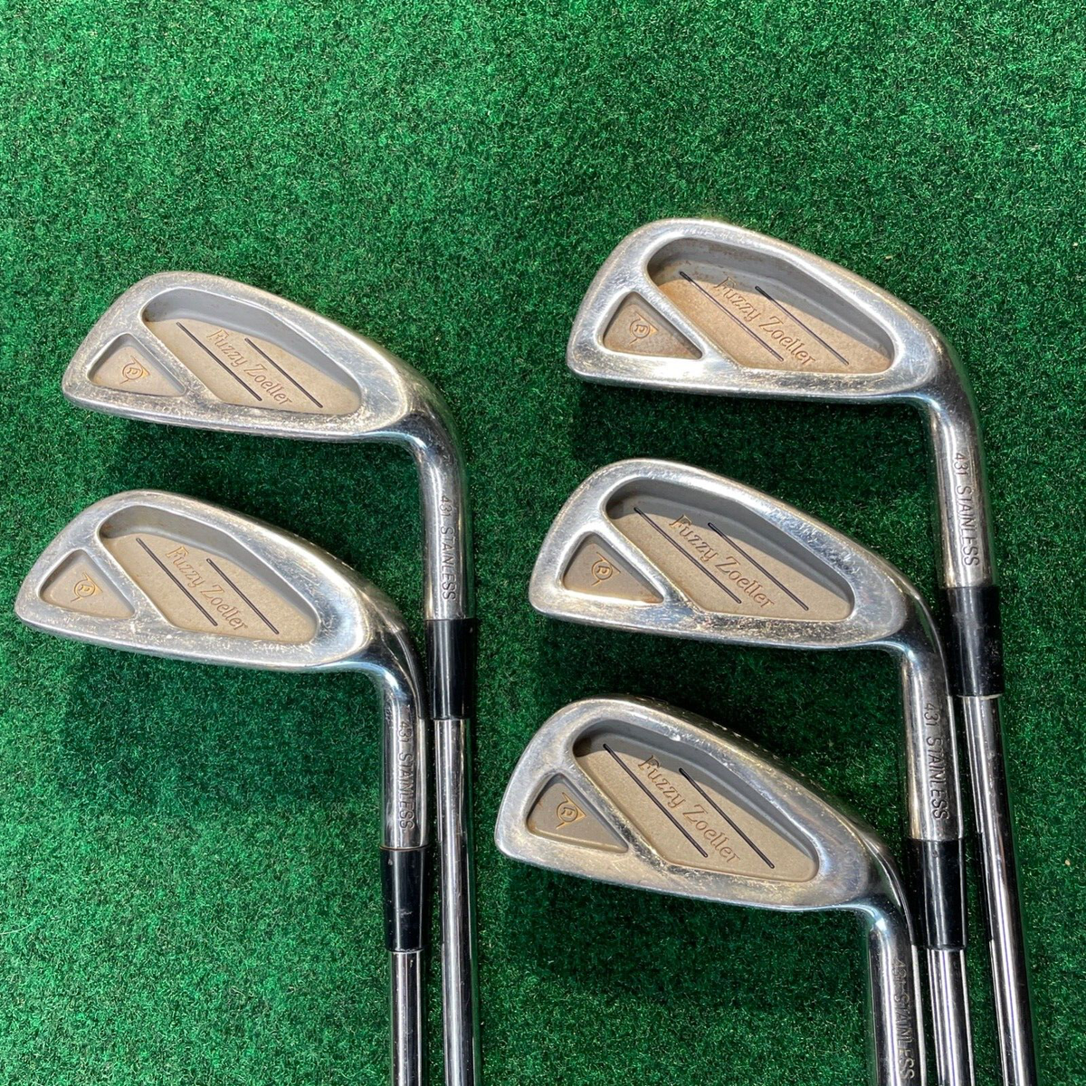 Dunlop Fuzzy Zoeller 4,5,6,8,9 iron set Mid-Firm flex steel Dunlop