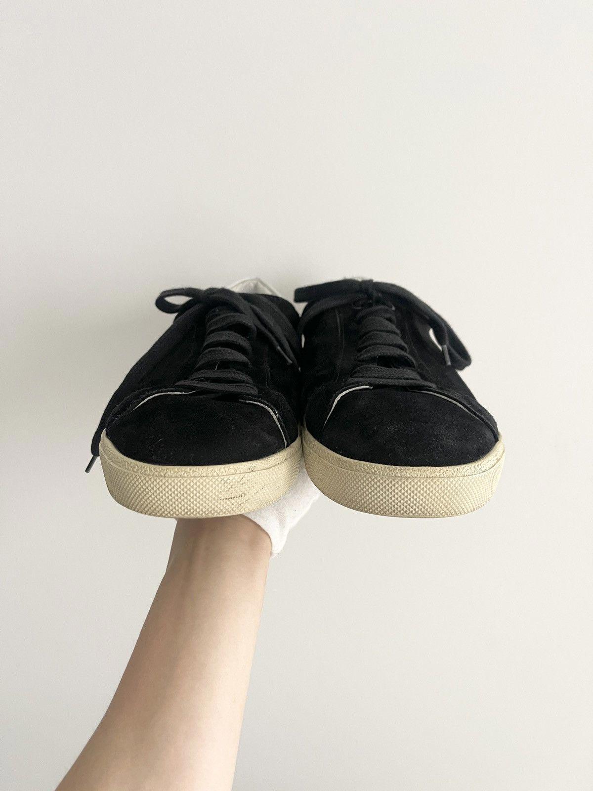 Sneakers Saint Laurent SL 06 in pelle scamosciata con rifiniture