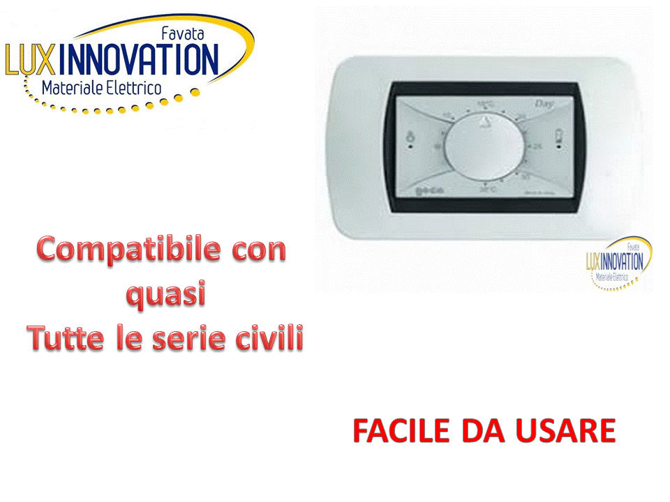 TERMOSTATO VIMAR BTICINO AMBIENTE INCASSO TE215BI BIANCO  termostato 503