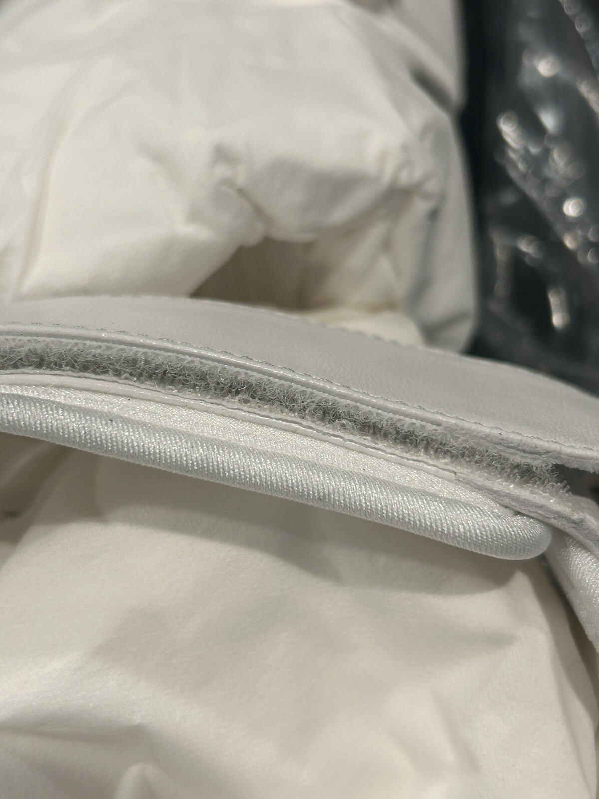 NIB $990 The Row Hook and Loop Grip Tape Sandals in Eggshell (White) sz 41/11