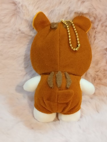 Vintage Hello Kitty Mini Brown Hog w/ Hood 4" Plush Doll Sanrio VG Cond. - Picture 10 of 11