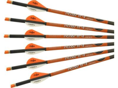 #ad Ravin Crossbow Arrows With Orange Nocks 400grain .003quot; 6 Pack Model # R138 $73.99