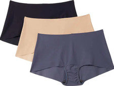 Hanky Panky L104845 Women's 3 Pack Breathe Multicolor Soft Boyshorts Size L
