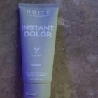 Brite Silver Vegan Cruelty Free Instant Semi Permanent Hair Color Sz 3.38 oz