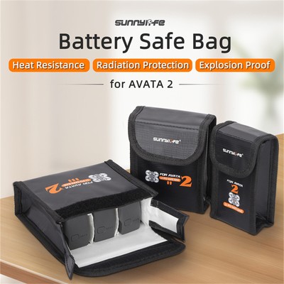Explosion-proof Bag Organizer Flame Retardant Protective Bags Part for Avata 2