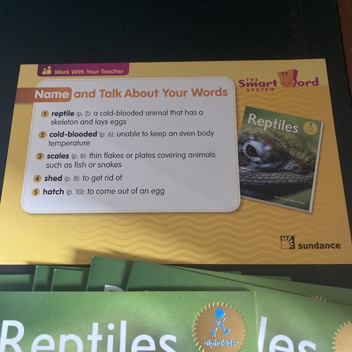Sundance Alphakids Homeschool Unit Study Reptiles 1st Grade - Picture 6 of 10