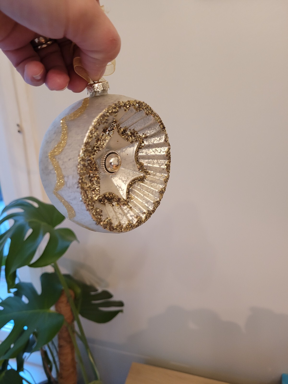 12 Balsam Hill Gold and Silver hanging Christmas tree decorations eBay