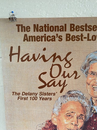 Having Our Say Theater Window Card Poster 14" x 22" 1997 Lincoln Center Delaney - Picture 4 of 8