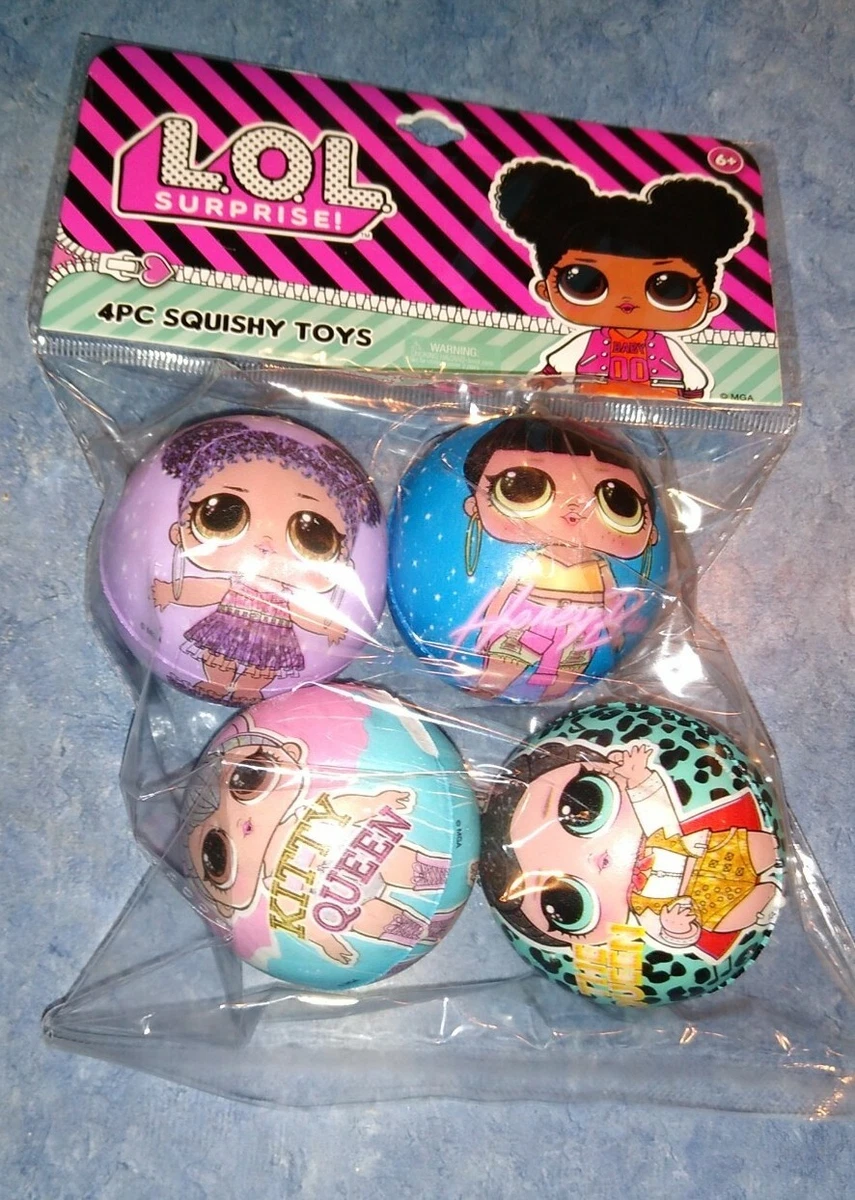 L.O.L. Surprise Keychain Squeeze Ball 4 Pack eBay