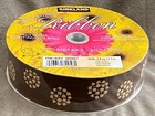 Kirkland Wire Edged Ribbon Autumn Fall Brown Dandelions 1.5 inch 50 yards New
