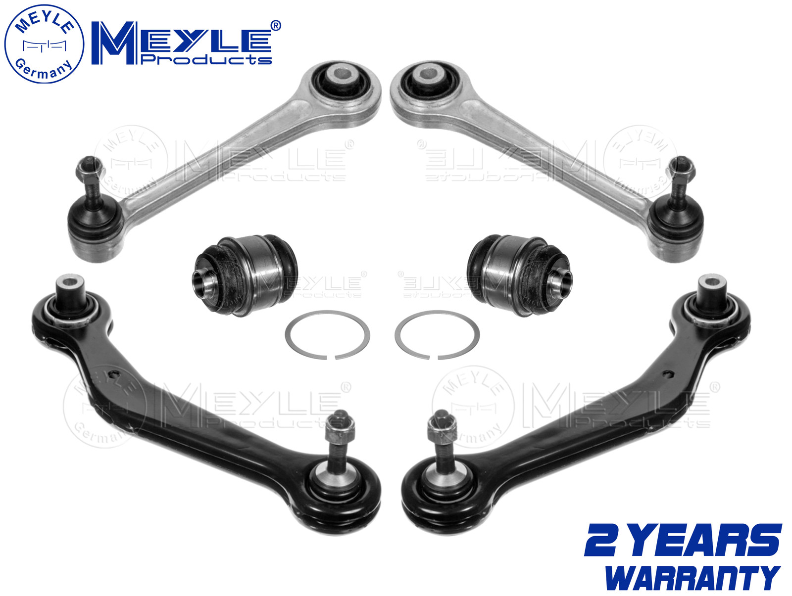 FOR BMW X5 E53 REAR LOWER UPPER SUSPENSION CONTROL ARMS HUB ROSE JOINT