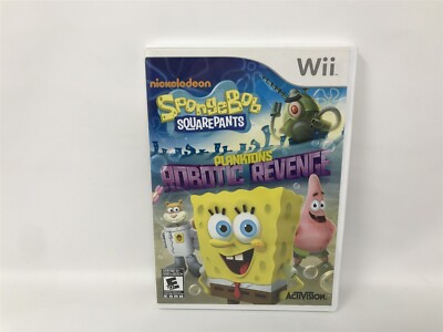 SpongeBob SquarePants: Plankton's Robotic Revenge - Nintendo Wii - Complete CIB