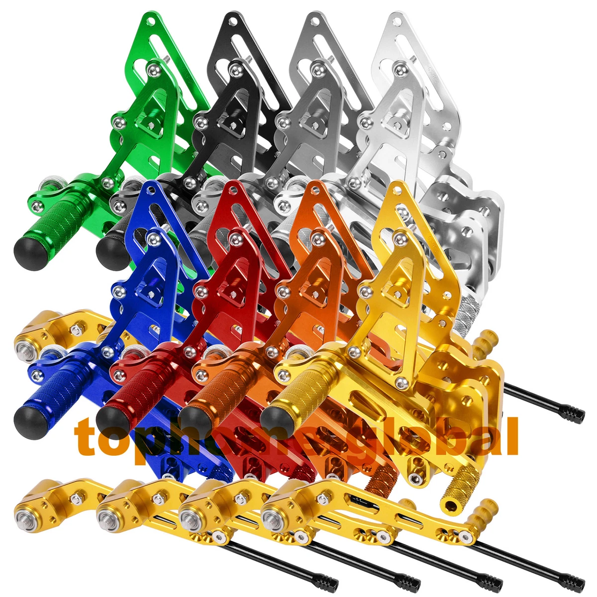 Moto Pédale Arrière Repose-pieds De Pédale Avant De Moto Pour Suzuki GSXR600 GSXR750