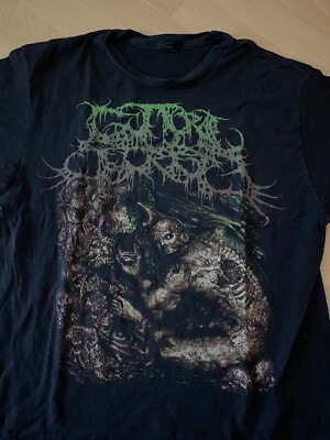 Guttural Secrete Shirt size L Stillbirth Devourment Defeated Sanity 