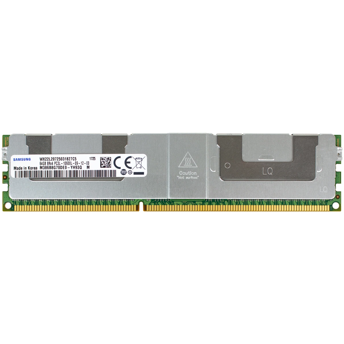 PC3-12800 (DDR3-1600) Computer Memory (RAM) 64 GB Total Capacity