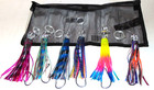 6 Fishing Lures Rigged Big Game Trolling Tuna Marlin Mahi Dorado Pack Bag Lot