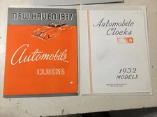 Original New Haven Automobile Clocks Catalog 1937 1932 Tran Ly Provenance