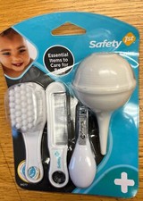 Safety 1st Baby Care Basics Set White 4pc Brush Comb Nail Clippers Aspirator