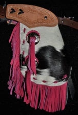 Custom Made Hair On Cowhide Kid's Chinks/Size 12 Month/Quick Ship/Made In USA