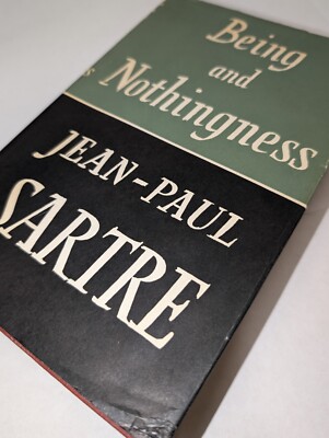 JEAN-PAUL SARTRE Being and Nothingness 1957 1st UK Ed signed by translator HC/DJ