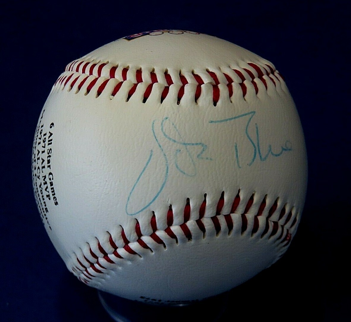 VIDA BLUE SIGNED Limited Edition Of 2,500 Career Stats BASEBALL ~ 100%  GUARANTEE | eBay