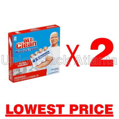Mr Clean Magic Eraser (2 boxes with 2 pads each) - LOWEST PRICE