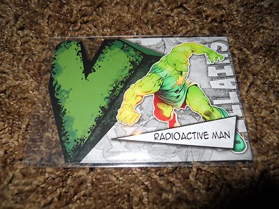 Marvel Beginnings 2012 Villains Insert Trading Card Radioactive Man V-32