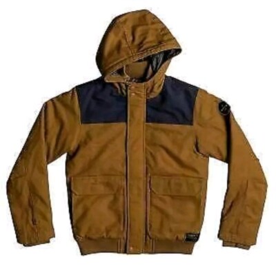 Quiksilver | Jungen Winterjacke | Gefütterte Jacke | Braun | Gr. 152 *NEU