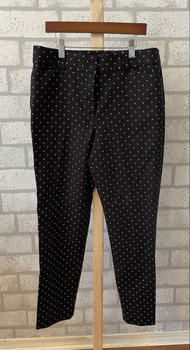 white polka dot Emma Classic pants 