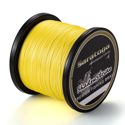 8 Fili Multicolore/Giallo/Verde Power Dynama Lenza da Pesca Intrecciata 100M-2000M - Foto 4 di 17