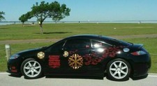 FAST AND FURIOUS FITS HONDA S2000 CAR VINYL DECAL SIDE HOOD FOR CAR TRUCK