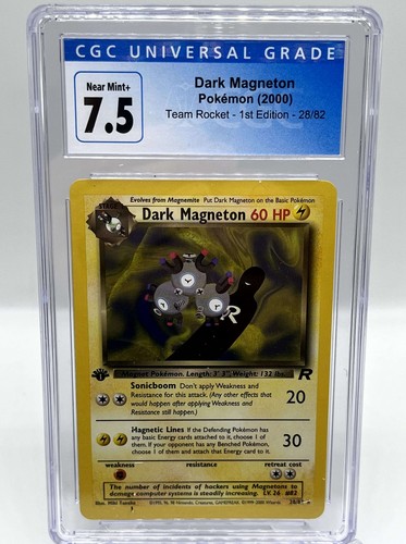 Dark Magneton (1st Edition) graded CGC 7.5 for sale on eBay